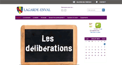 Desktop Screenshot of lagarde-enval.fr