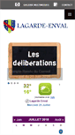 Mobile Screenshot of lagarde-enval.fr
