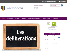 Tablet Screenshot of lagarde-enval.fr